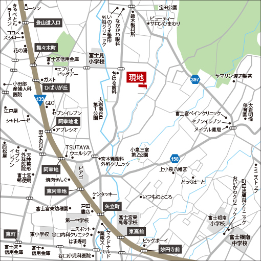 BG大岩の地図